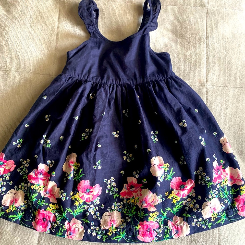 BABY GAP Navy Toddle Dress -Size 3T